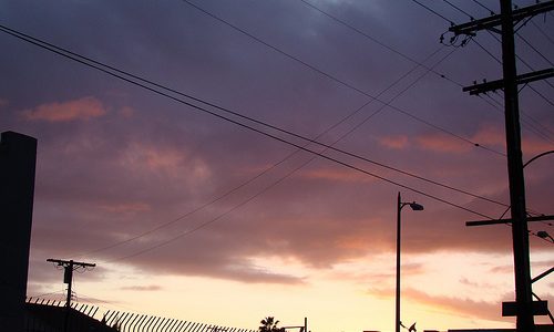 Los Angeles urban sunset Los Angeles urban sunset