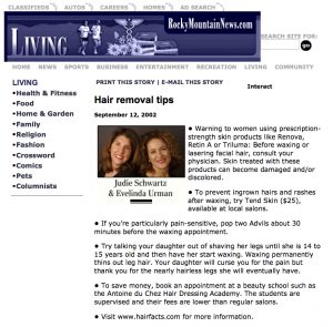 Rocky Mountain News Hairfacts